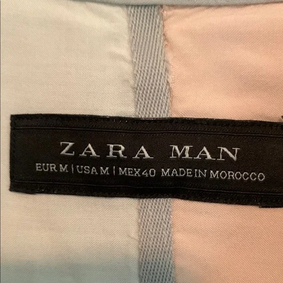 Zara Gray Casual Button Down Shirt Relaxed Fit - Picture 2 of 8